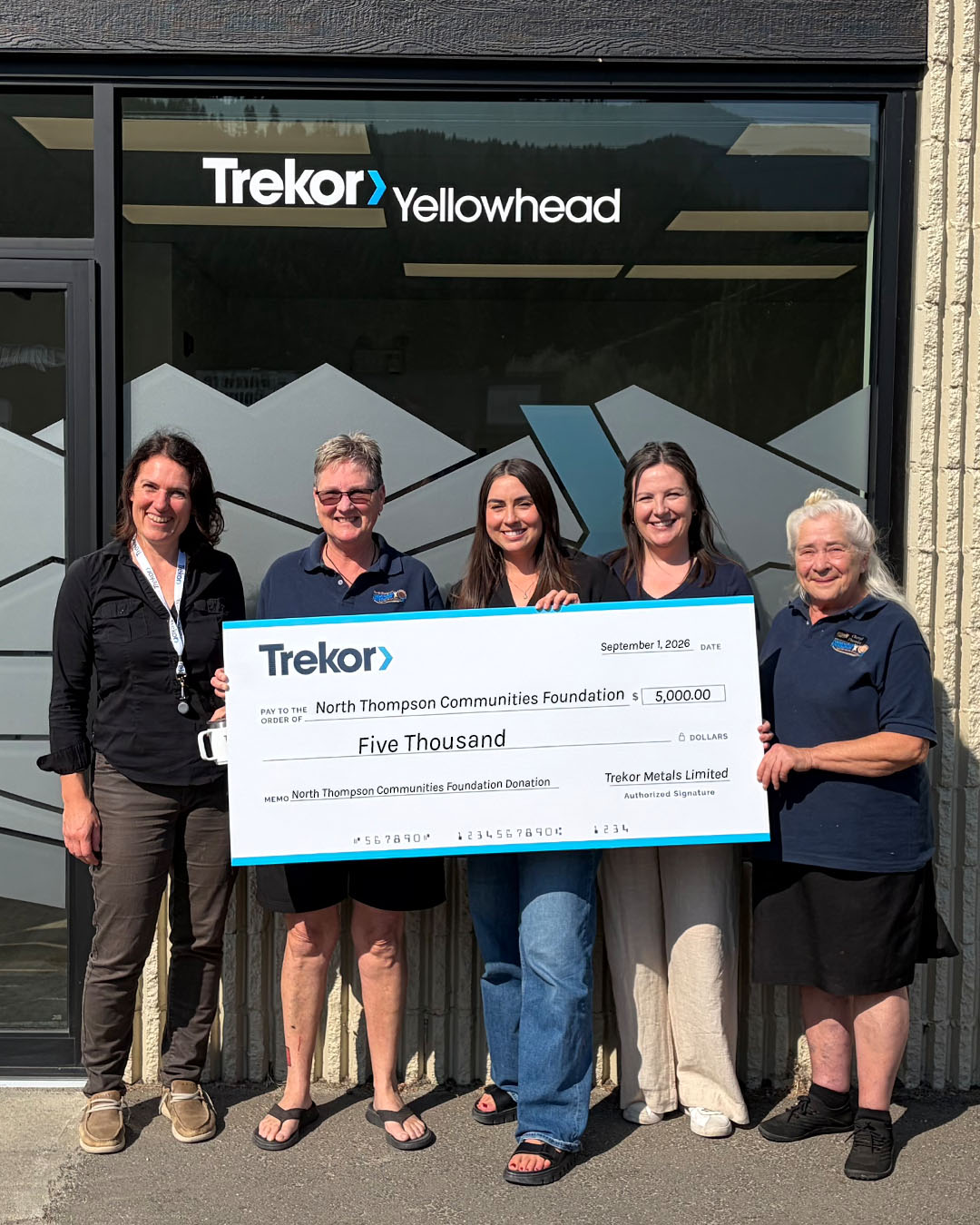 Trekor Supports Four Community Partners with $20K Contribution